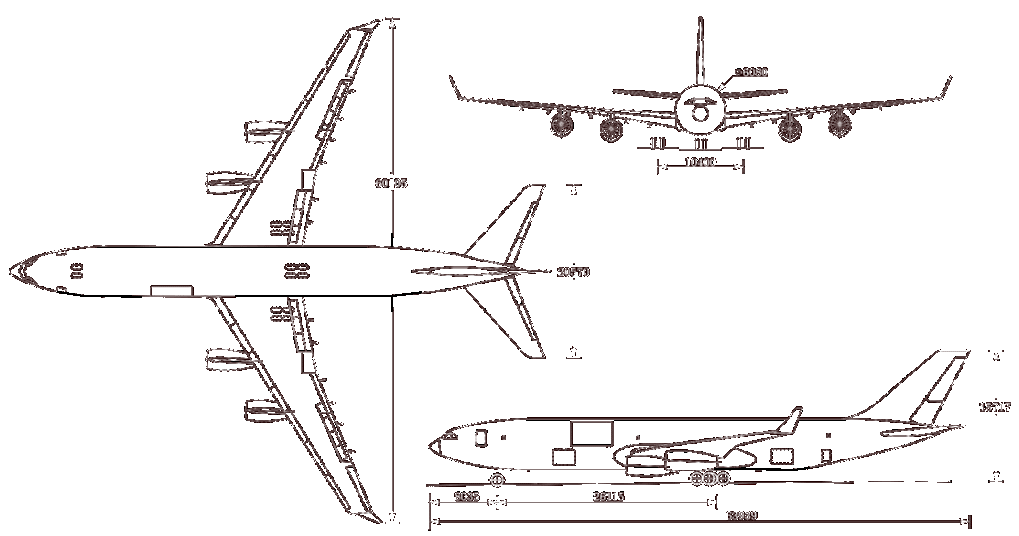 Ил 96 чертеж