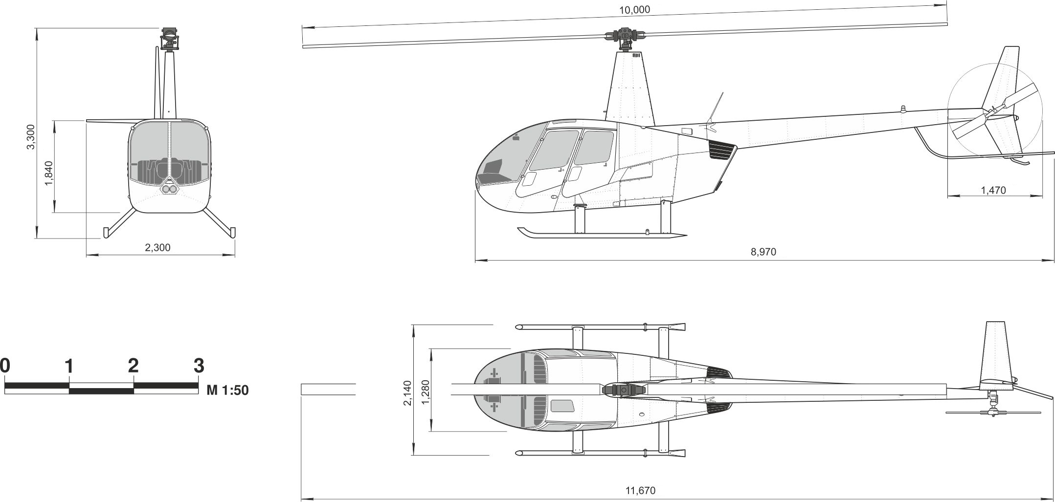 Вертолет какая высота. Robinson r44 габариты. Чертёж вертолёт Robinson r 44. Вертолёт Робинсон 44 габариты. Размеры вертолёт Robinson r 44.